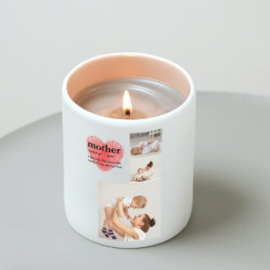 Adesivo Quadrado Foto de Colagem Moderna e Presente Mãe do Coração