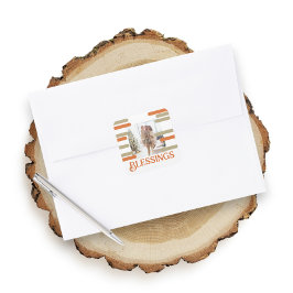 Adesivo Quadrado Foto de Natal de Bloco Moderno Personalizada