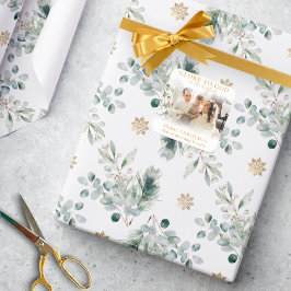 Adesivo Quadrado Foto de Natal Religioso Dourada e Minimalista Mode