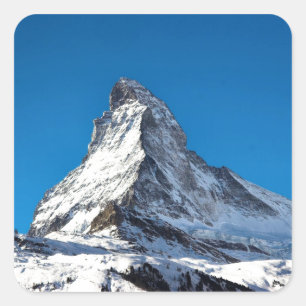Adesivo Quadrado foto do Matterhorn