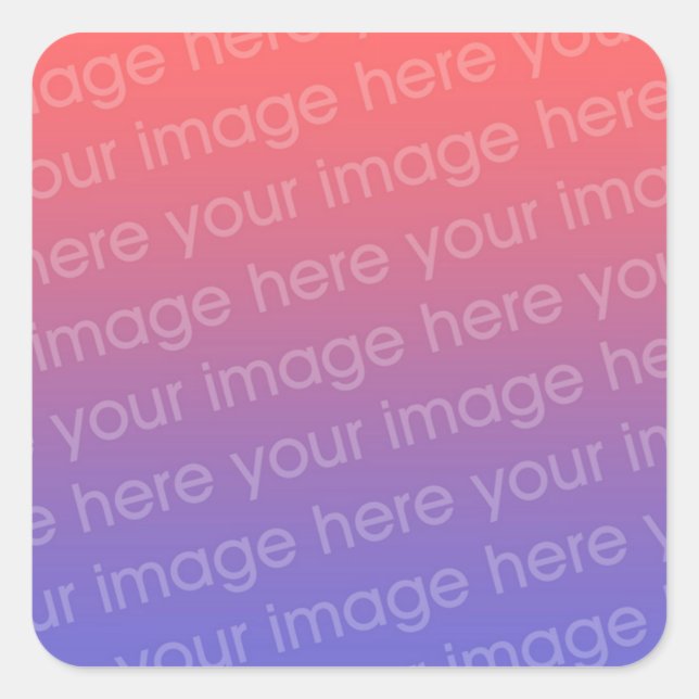 Adesivo Quadrado Foto do Sticker Quadrado 4 por 3 (Frente)