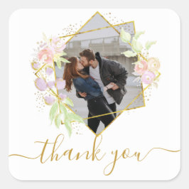 Adesivo Quadrado Foto Modern Watercolor