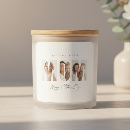 Adesivo Quadrado Foto Personalizada MÃE | Dia das Mães Personalizad