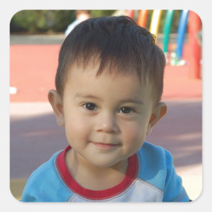 Adesivo Quadrado Foto personalizada personalizada