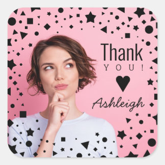 Adesivo Quadrado Foto Personalizada Que Aniversário