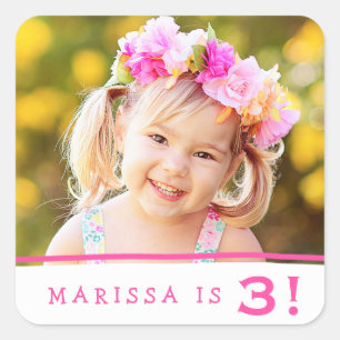 Adesivo Quadrado Foto Personalizada Simplesmente Docente Vinhetas d