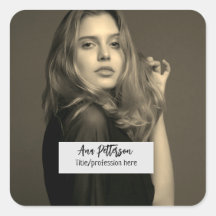 foto profissional QR website email social moderno