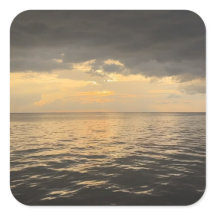 Fotografia da Reflexão do Pôr do Sol no Oceano-Lin