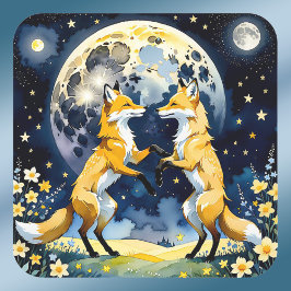 Adesivo Quadrado Foxtrot by Moonlight