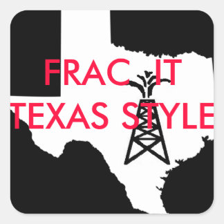 Adesivo Quadrado frac texas