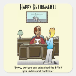 Adesivo Quadrado Frações