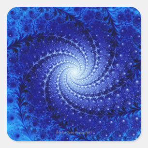 Adesivo Quadrado Fractal 4 de Julia