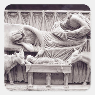 Adesivo Quadrado Fragmento da rood-tela