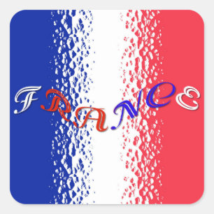 Adesivo Quadrado França