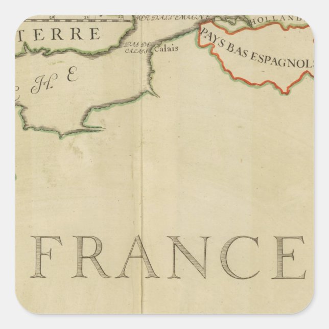 Adesivo Quadrado França 42 (Frente)