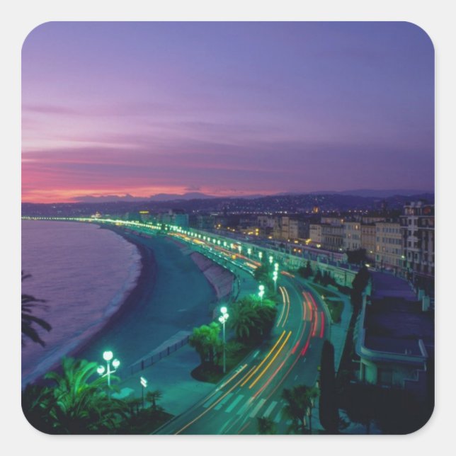 Adesivo Quadrado França, Nice. (Frente)