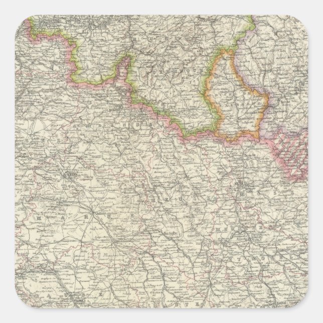 Adesivo Quadrado França Nordeste (Frente)