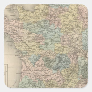 Adesivo Quadrado France Feodale