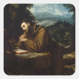 Adesivo Quadrado Francis de Assisi, por Cigoli