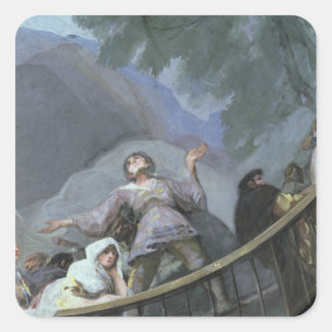 Adesivo Quadrado Francisco Jose de Goya y Lucientes   um W ectátic