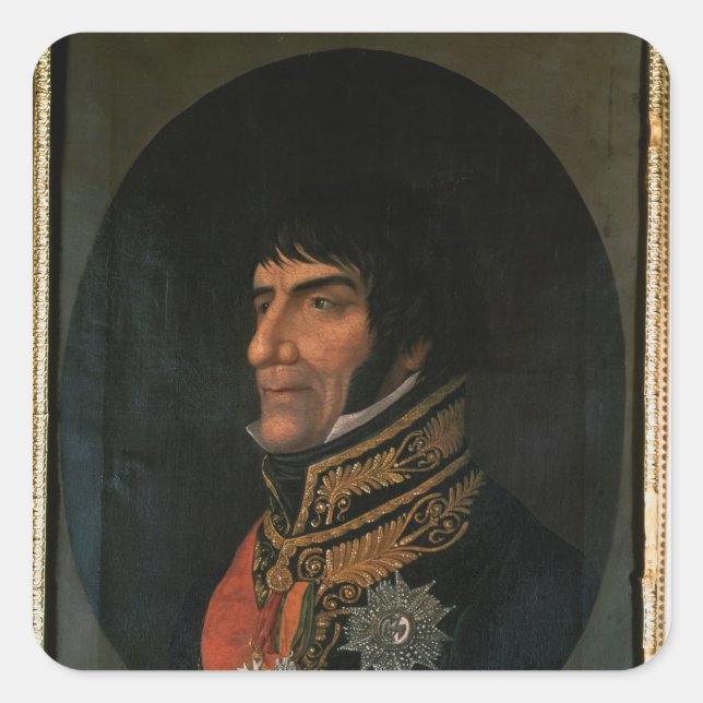 Adesivo Quadrado Francois Lefebvre Duke de Dantzig (Frente)
