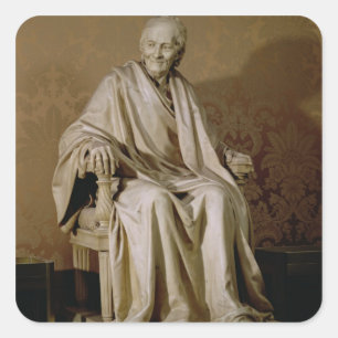 Adesivo Quadrado Francois-Marie Arouet Voltaire (1694-1778) 1781 (m