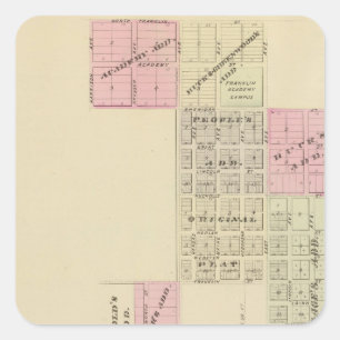 Adesivo Quadrado Franklin, Nebraska