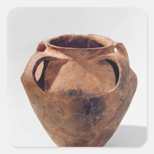 Adesivo Quadrado Frasco bicónico armórico com quatro punhos