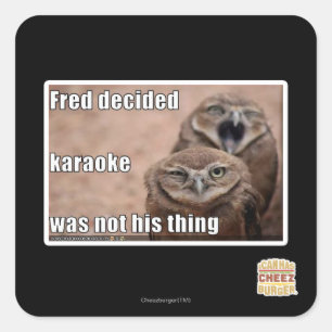 Adesivo Quadrado Fred decidiu