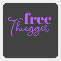 Free Thugger Atlanta Fani Sticker