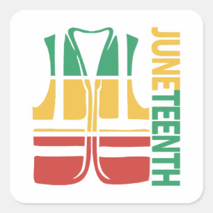 Adesivo Quadrado Freedom Day Vest Coworker Swagazon Associate Junet