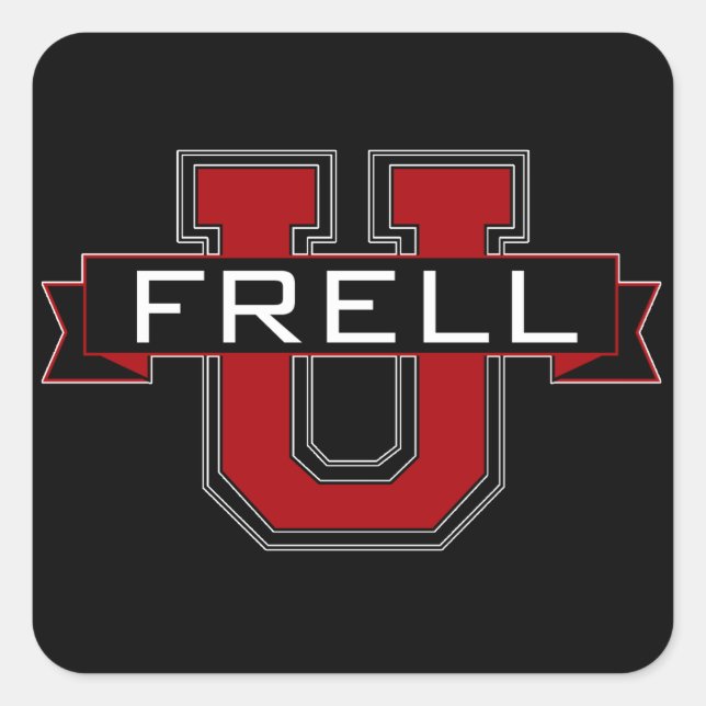 Adesivo Quadrado Frell U Sticker (Frente)