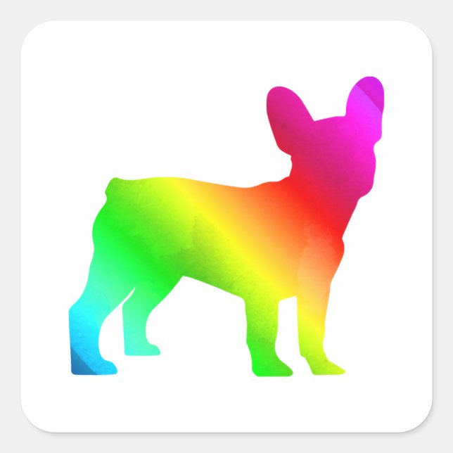 Adesivo Quadrado Frenchie (Frente)