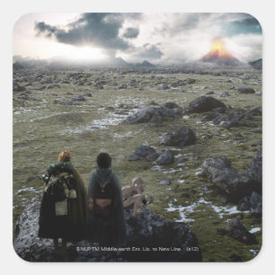 Adesivo Quadrado FRODO™ e Samsábio em pé