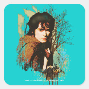 Adesivo Quadrado FRODO™ Mixed Media Vector Collage