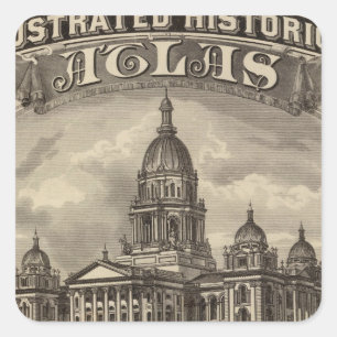 Adesivo Quadrado Frontispício