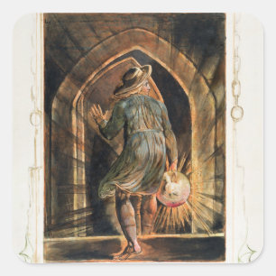 Adesivo Quadrado Frontispiece a "Jerusalem" (cópia de Bentley E)