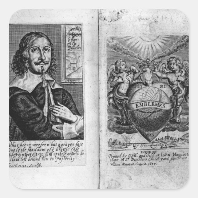 Adesivo Quadrado Frontispiece 'Emblems' (Frente)