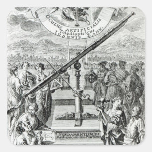 Adesivo Quadrado Frontispiece 'Oculus Artificialis