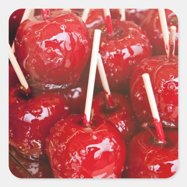 Adesivo Quadrado Fruta revestida de doce na Cerveja Estugarda Festi (Frente)