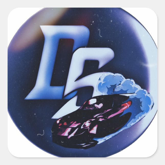 Adesivo Quadrado Fumaça de estilhaço (Frente)