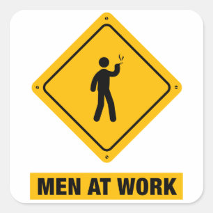 Adesivo Quadrado Fumo