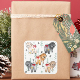 Adesivo Quadrado FUNDO DO MEU CORAÇÃO 5 cores de chow 