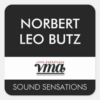 Adesivo Quadrado Fundo preto VMA JBHS com fonte de TODOS os BONÉS b