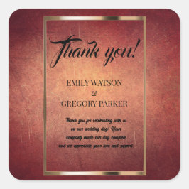 Adesivo Quadrado Fundo vintage de pátina grunge