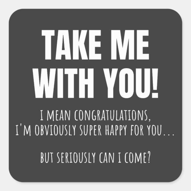 Adesivo Quadrado Funny Farewell Mug For Coworker Leaving Goodbye Bo (Frente)