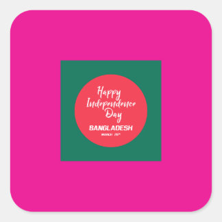 Adesivo Quadrado Funy mémorial day stickers 