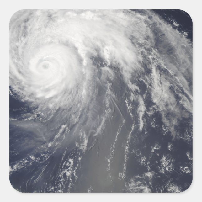 Adesivo Quadrado Furacão Bill da Bermuda (Frente)