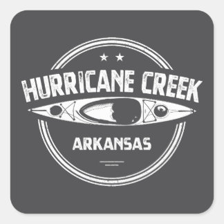 Adesivo Quadrado Furacão Creek Arkansas Kayaking