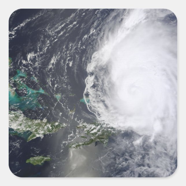 Adesivo Quadrado Furacão Earl 2 (Frente)